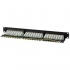 Patch Panel 1u Stp 24x Rj45 Cat6 Czarny Z Tacką